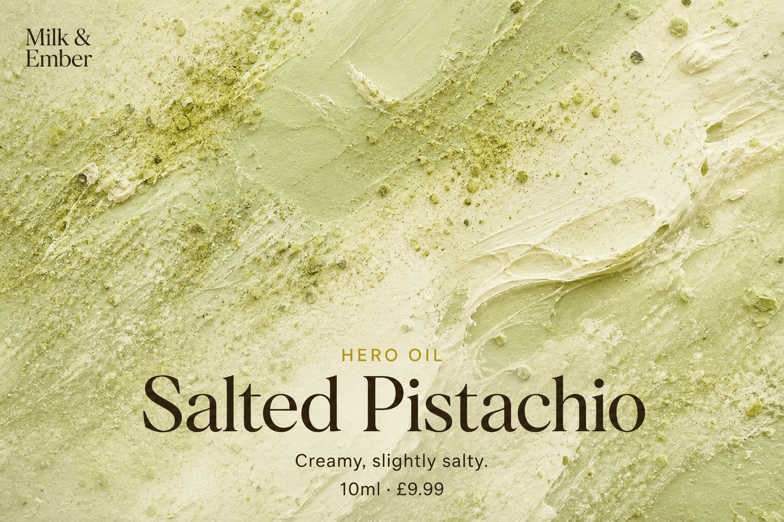 Salted Pistachio 10ml roller — Milk & Ember